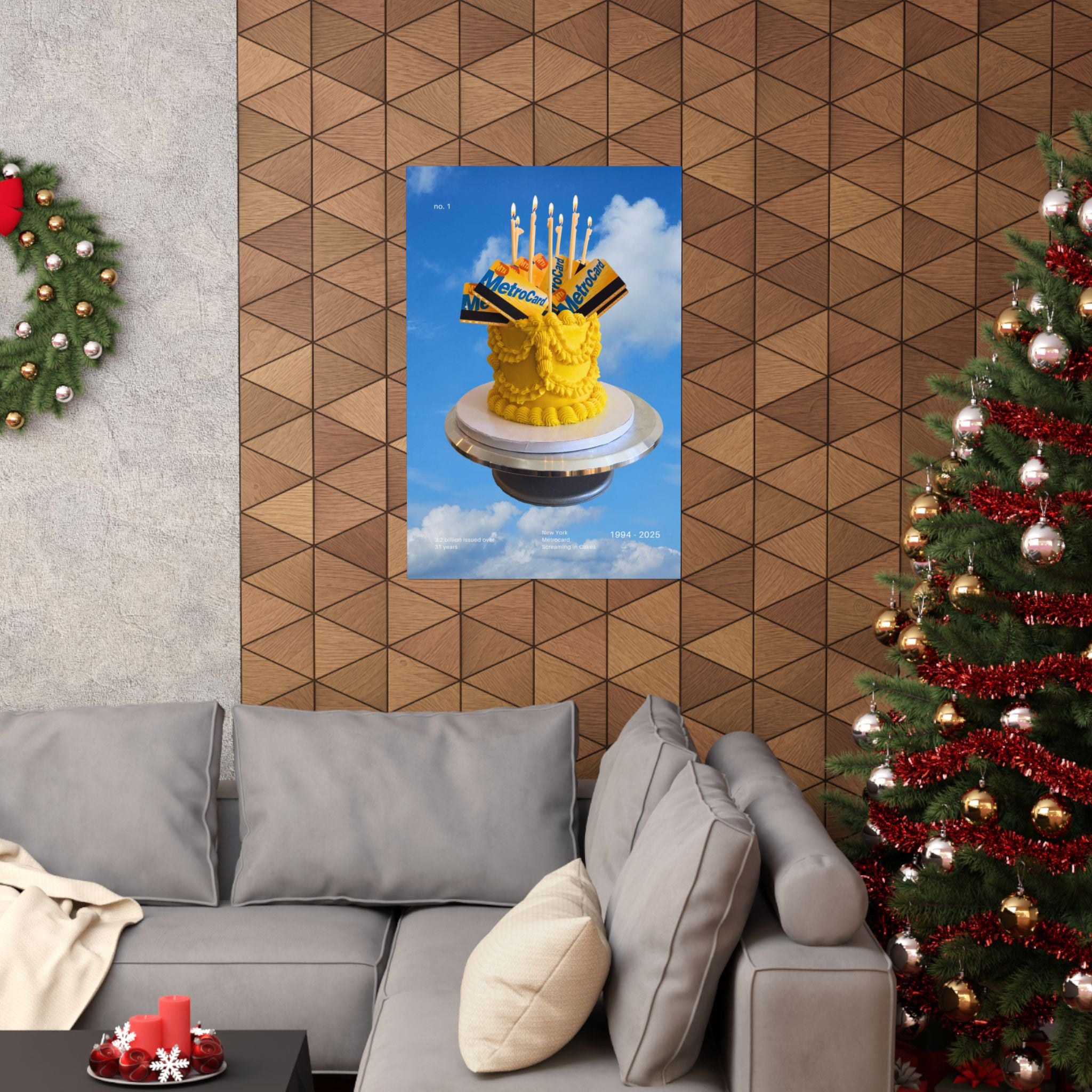 Metrocard Cake Exclusive Poster - Sky