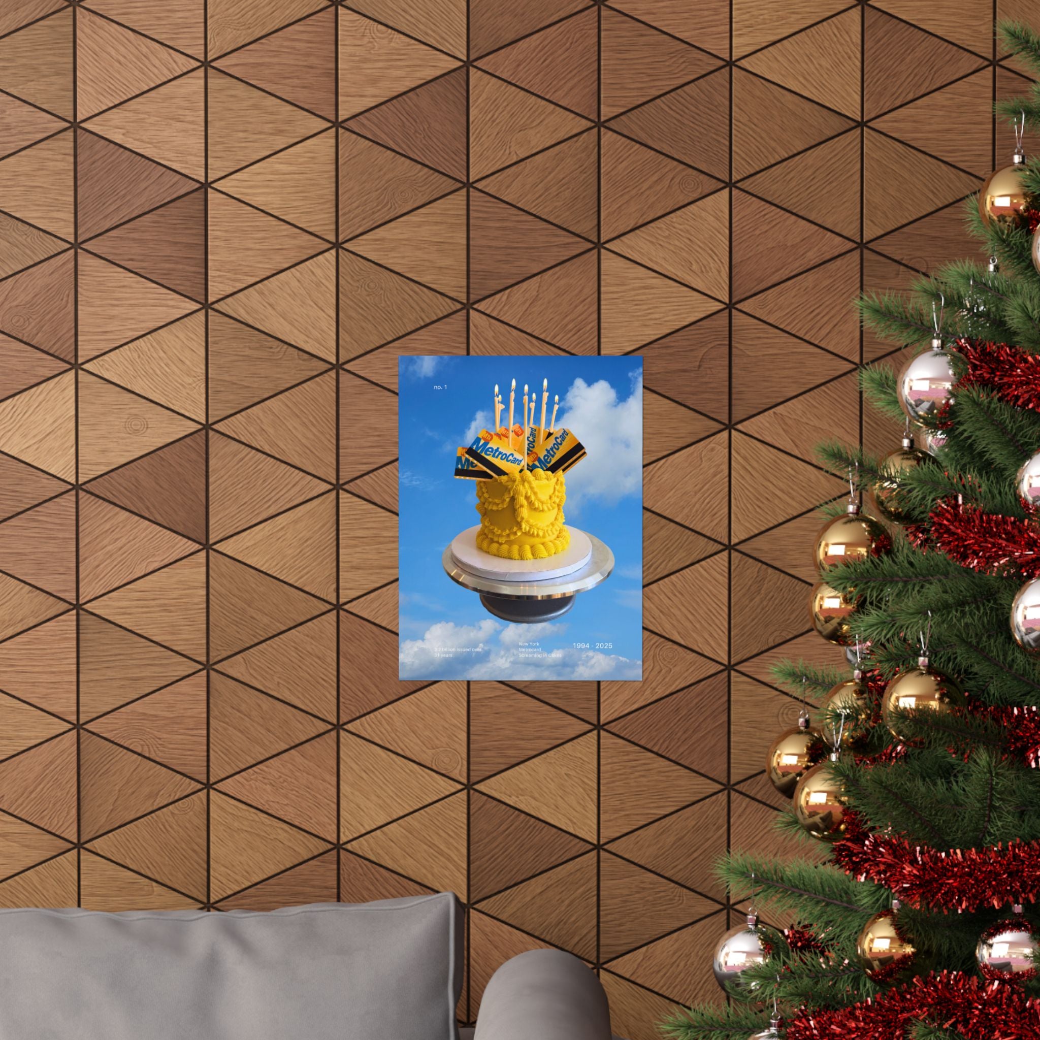 Metrocard Cake Exclusive Poster - Sky