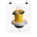 Metrocard Cake Exclusive Poster - White