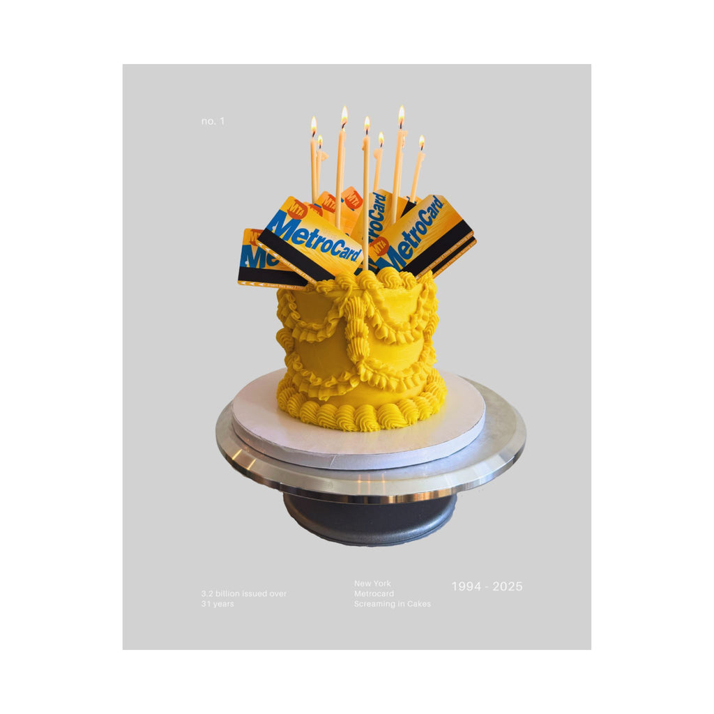 Metrocard Cake Exclusive Poster - Stone