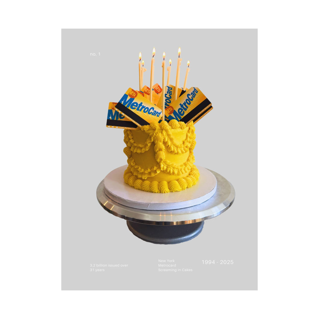 Metrocard Cake Exclusive Poster - Stone